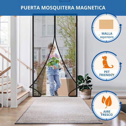 Mosquitos Free® Cortina-Malla Magnetica