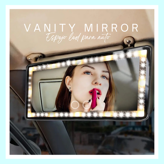 Vanity Mirror® Espejo Led de Maquillaje Para Auto